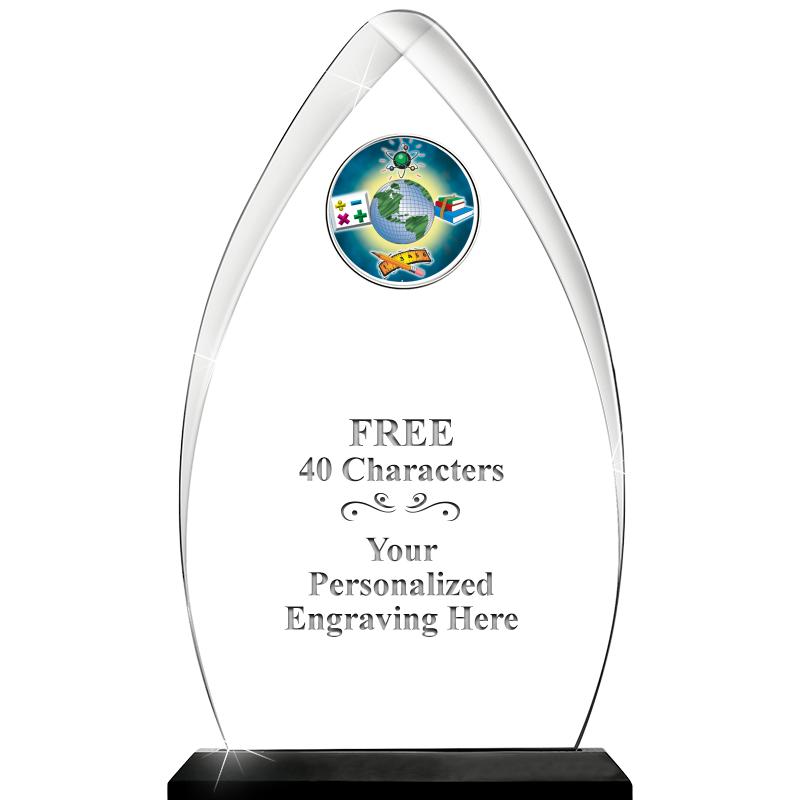 11.25"ARROWHEAD ACRYLIC W/INS