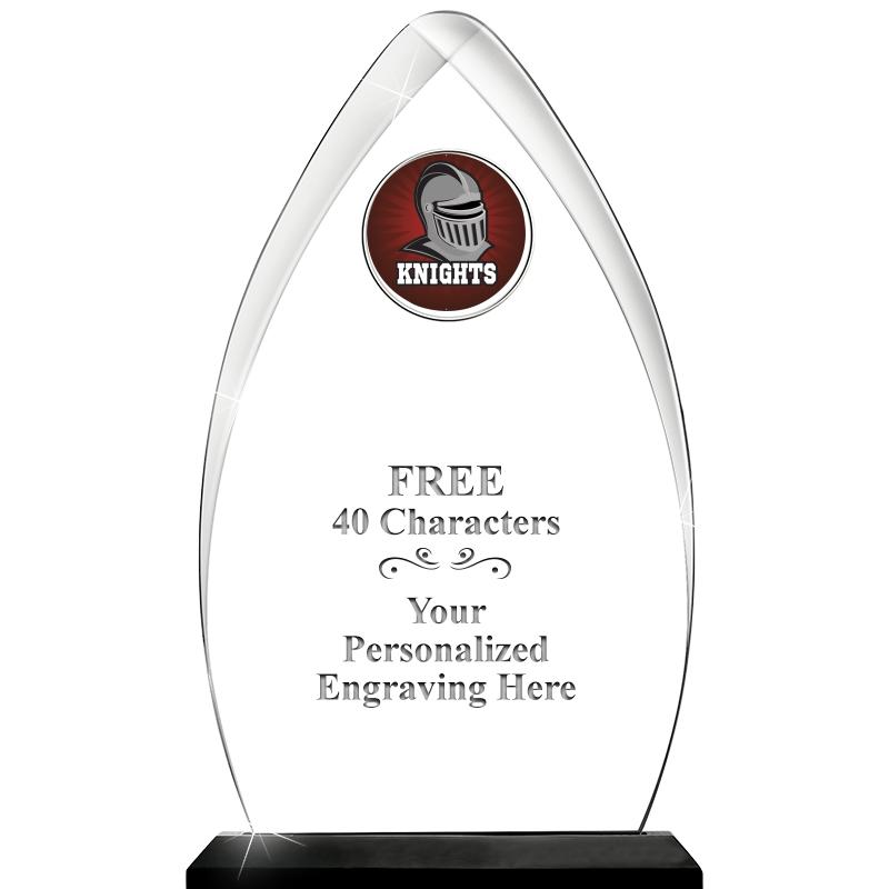 11.25"ARROWHEAD ACRYLIC W/INS