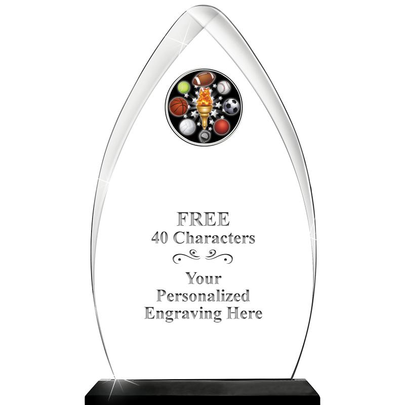 11.25"ARROWHEAD ACRYLIC W/INS