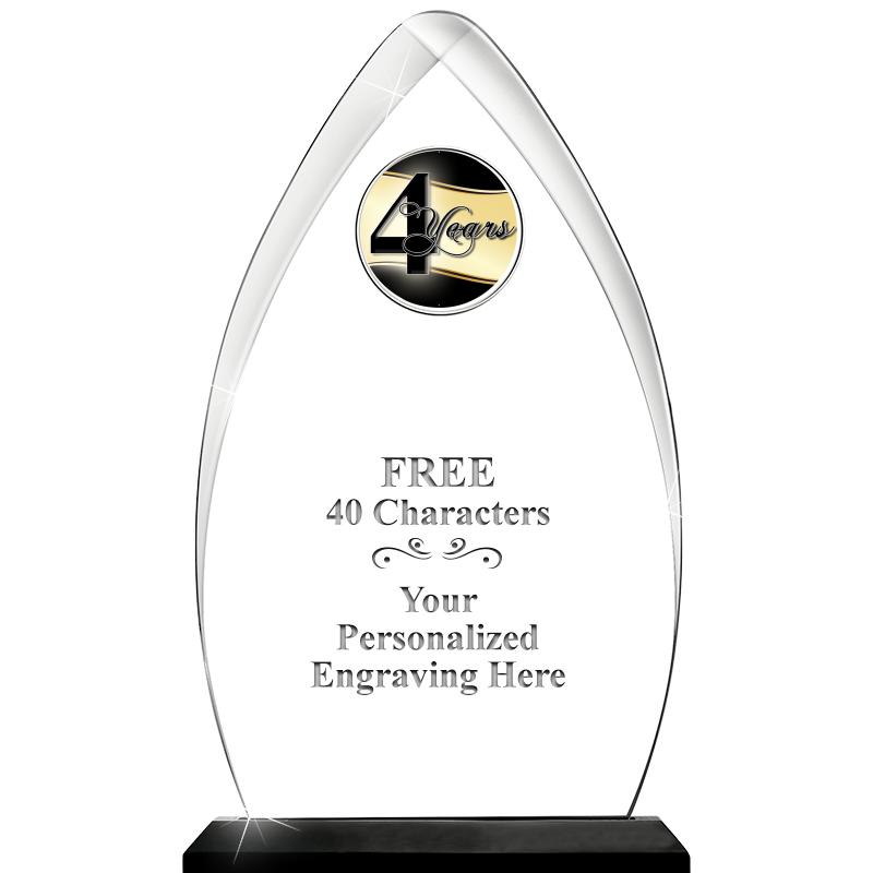 11.25"ARROWHEAD ACRYLIC W/INS