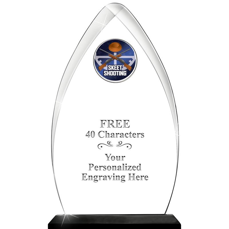 11.25"ARROWHEAD ACRYLIC W/INS