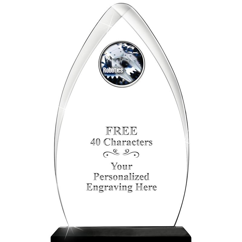 11.25"ARROWHEAD ACRYLIC W/INS