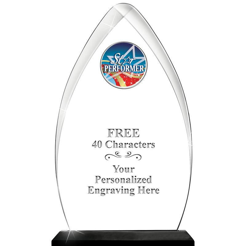 11.25"ARROWHEAD ACRYLIC W/INS