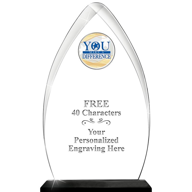 11.25"ARROWHEAD ACRYLIC W/INS