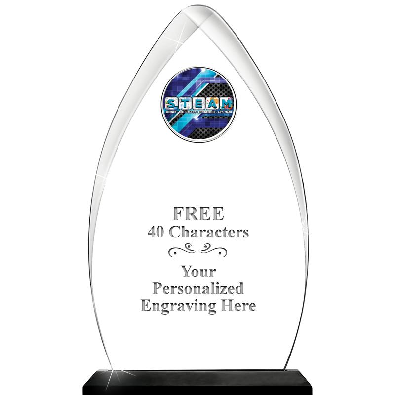 11.25"ARROWHEAD ACRYLIC W/INS