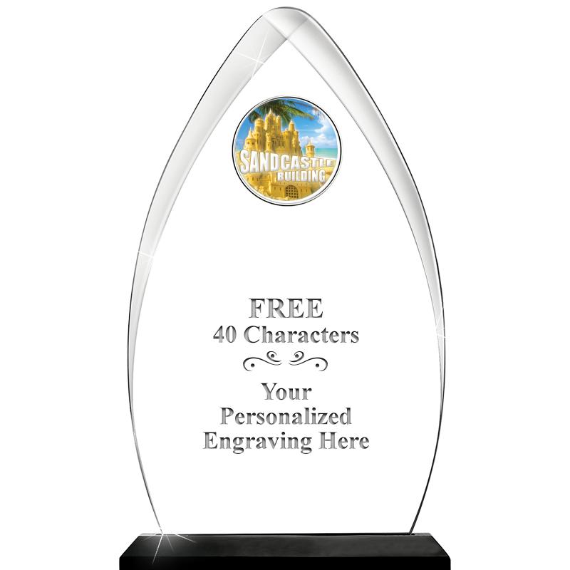 11.25"ARROWHEAD ACRYLIC W/INS