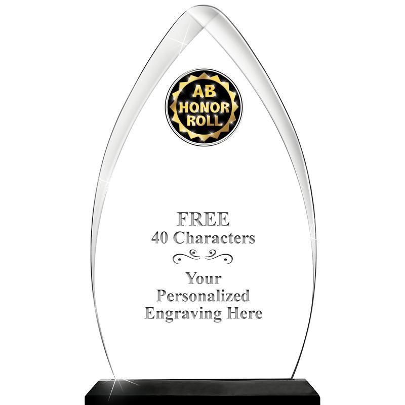 11.25"ARROWHEAD ACRYLIC W/INS