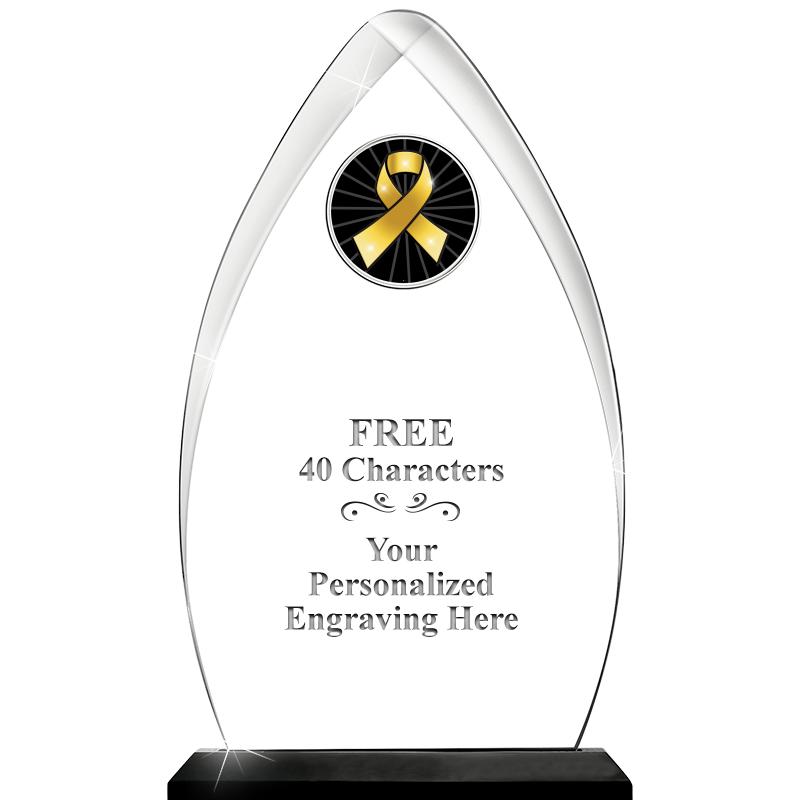 11.25"ARROWHEAD ACRYLIC W/INS