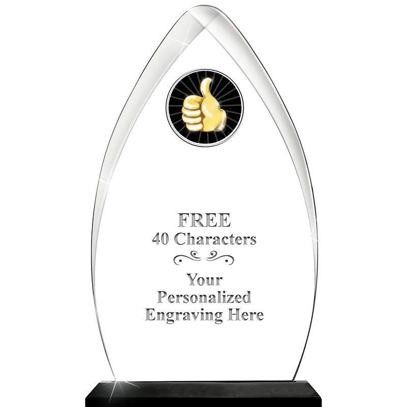 11.25"ARROWHEAD ACRYLIC W/INS