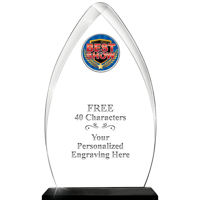 11.25"ARROWHEAD ACRYLIC W/INS