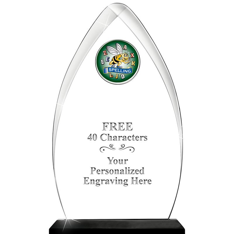 11.25"ARROWHEAD ACRYLIC W/INS