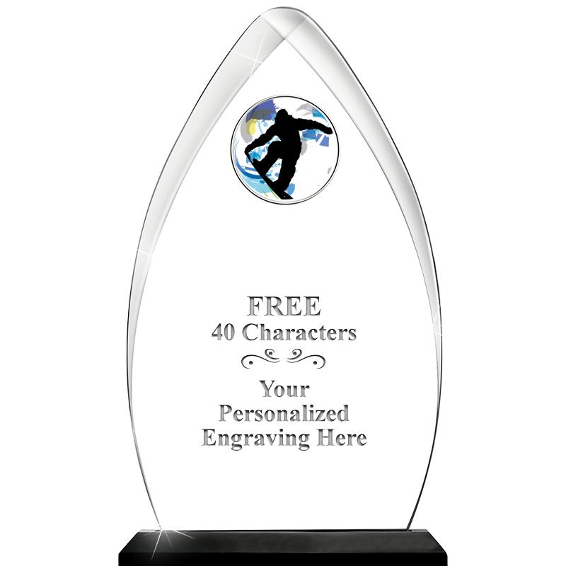 11.25"ARROWHEAD ACRYLIC W/INS