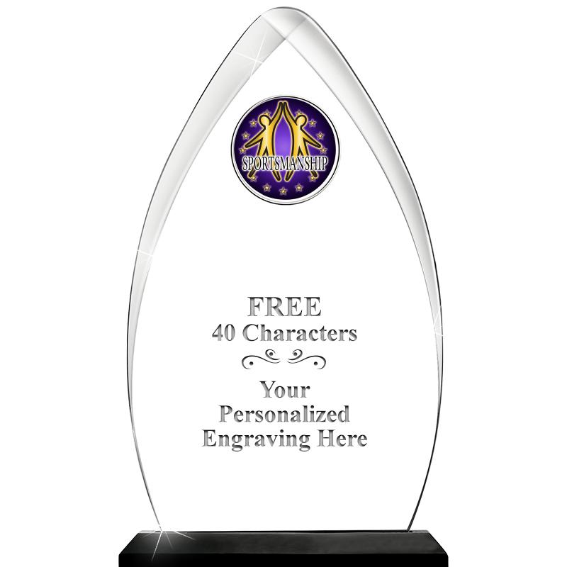 11.25"ARROWHEAD ACRYLIC W/INS