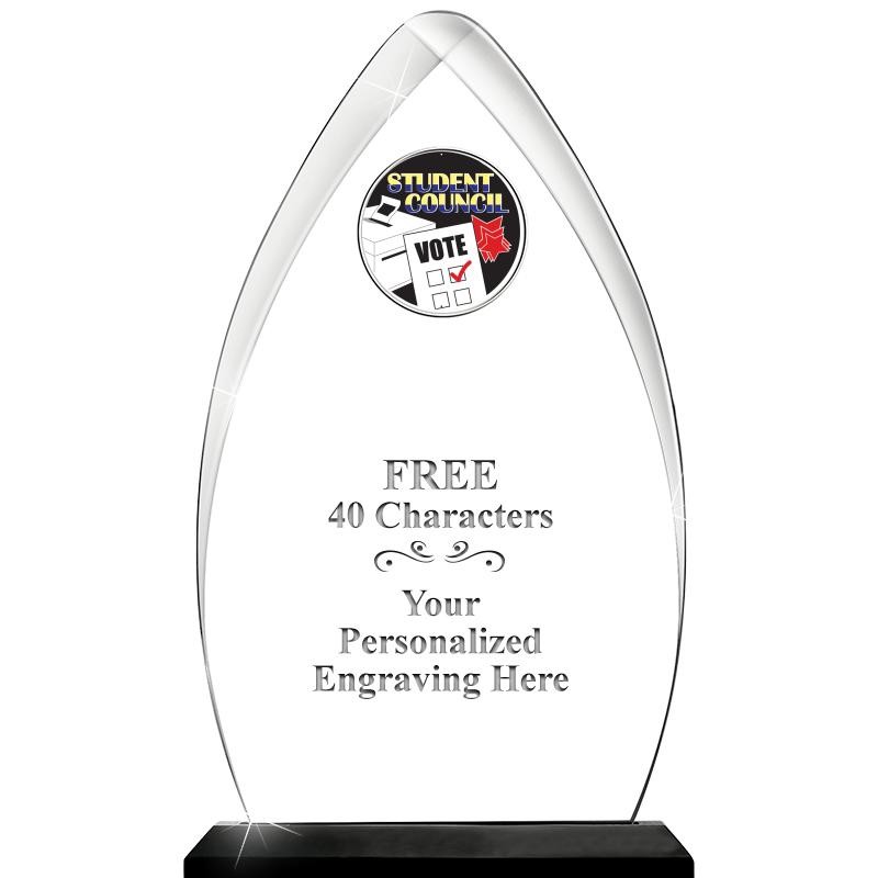 11.25"ARROWHEAD ACRYLIC W/INS