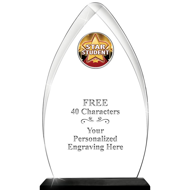 11.25"ARROWHEAD ACRYLIC W/INS