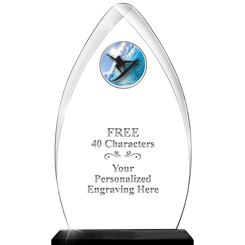 11.25"ARROWHEAD ACRYLIC W/INS