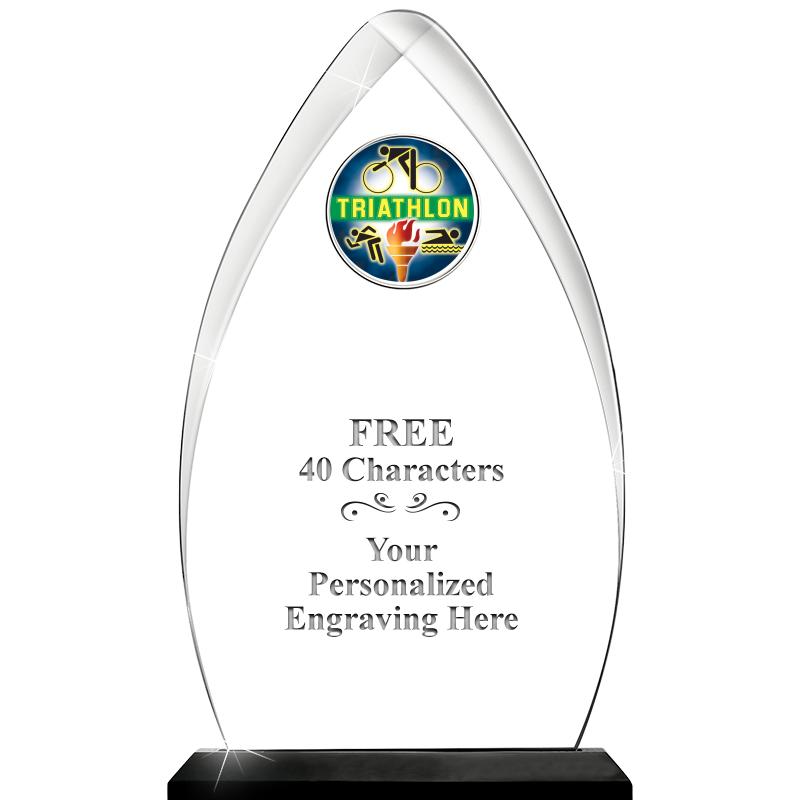 11.25"ARROWHEAD ACRYLIC W/INS