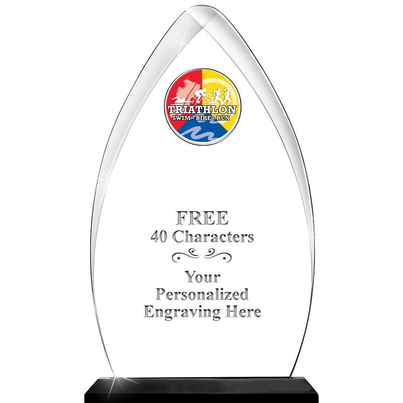 11.25"ARROWHEAD ACRYLIC W/INS