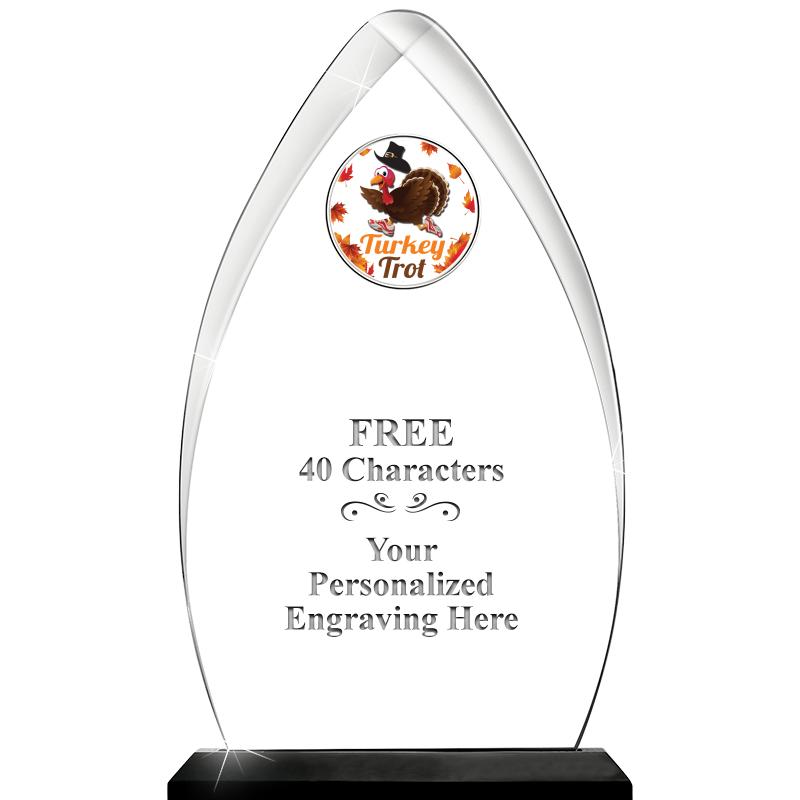 11.25"ARROWHEAD ACRYLIC W/INS