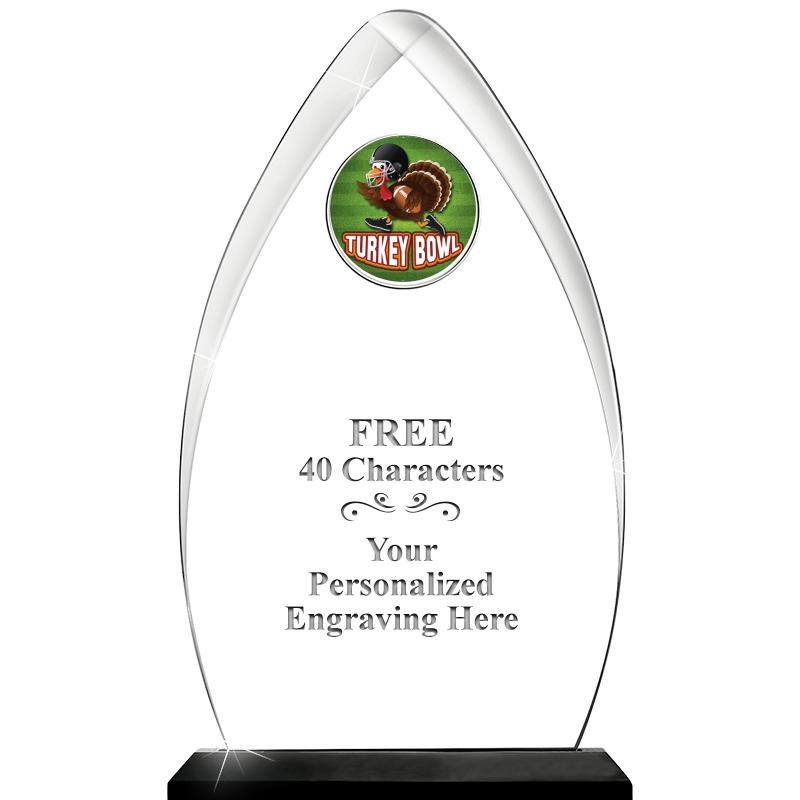 11.25"ARROWHEAD ACRYLIC W/INS