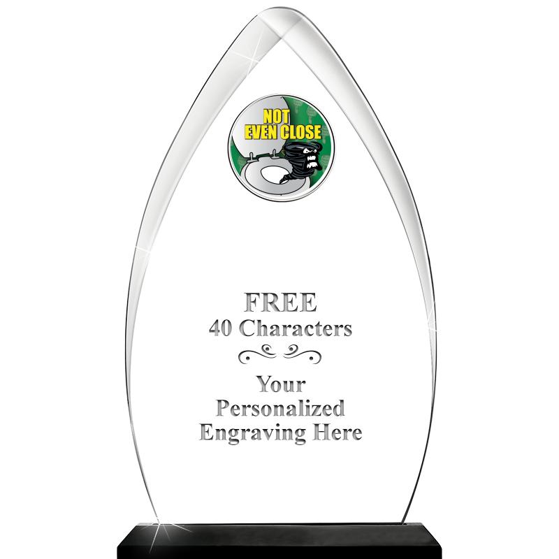 11.25"ARROWHEAD ACRYLIC W/INS