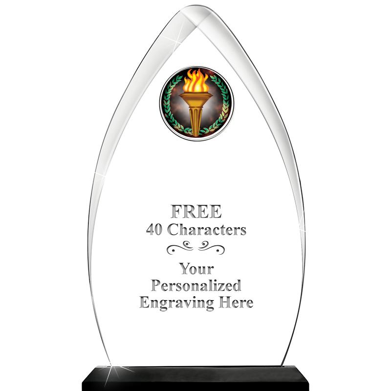 11.25"ARROWHEAD ACRYLIC W/INS