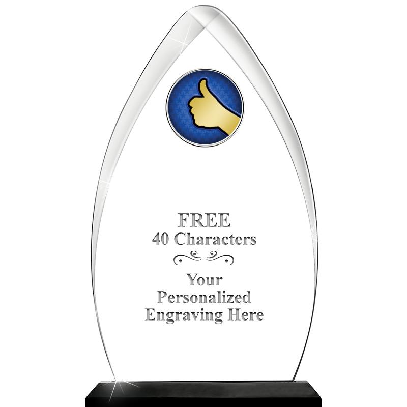 11.25"ARROWHEAD ACRYLIC W/INS