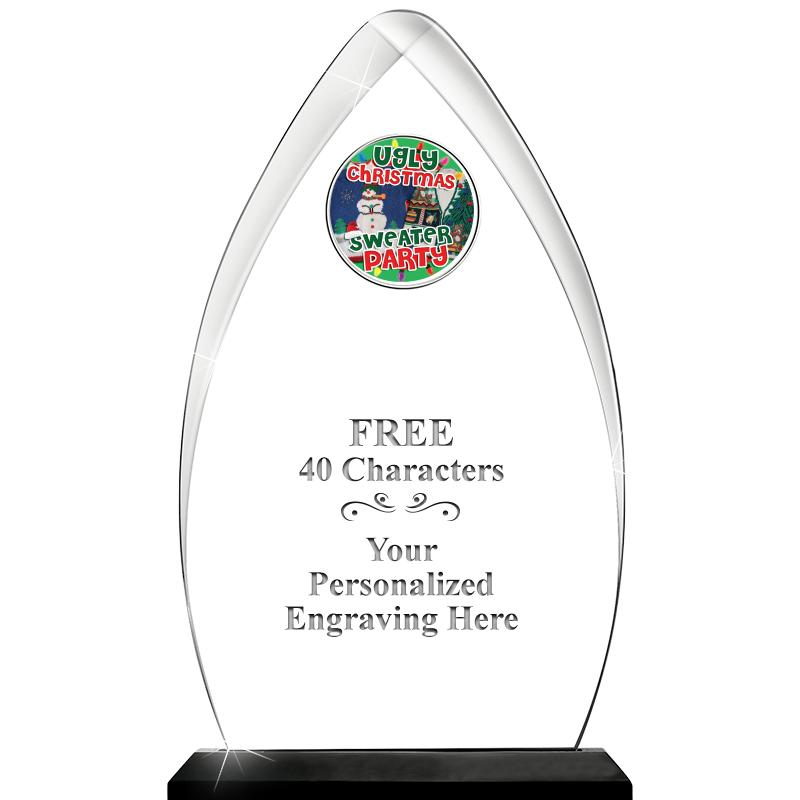 11.25"ARROWHEAD ACRYLIC W/INS