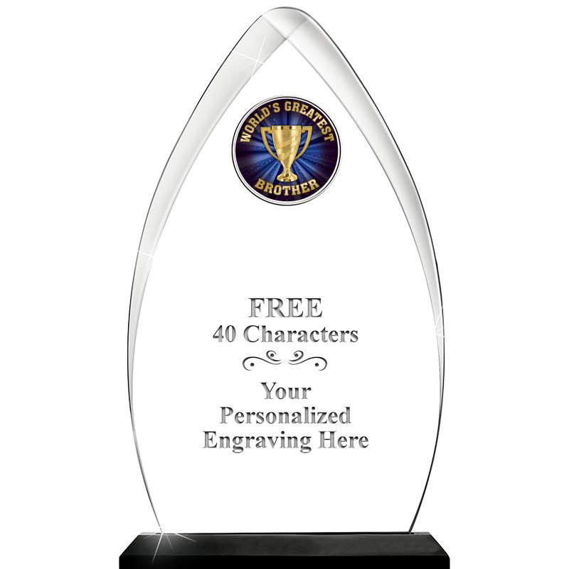 11.25"ARROWHEAD ACRYLIC W/INS