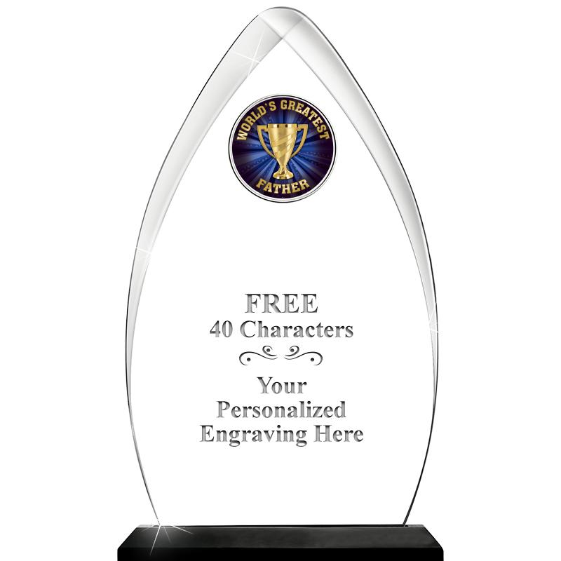 11.25"ARROWHEAD ACRYLIC W/INS