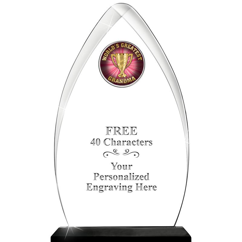 11.25"ARROWHEAD ACRYLIC W/INS