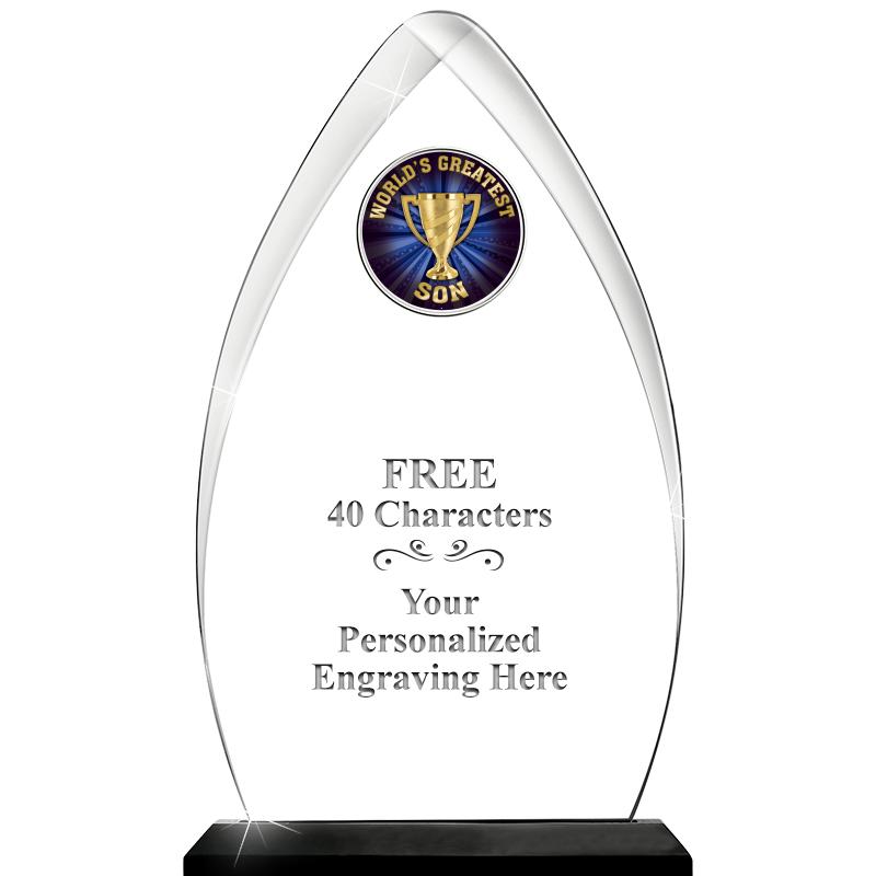 11.25"ARROWHEAD ACRYLIC W/INS