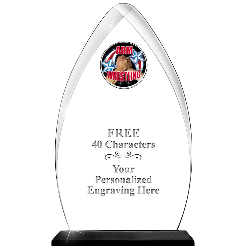 11.25"ARROWHEAD ACRYLIC W/INS