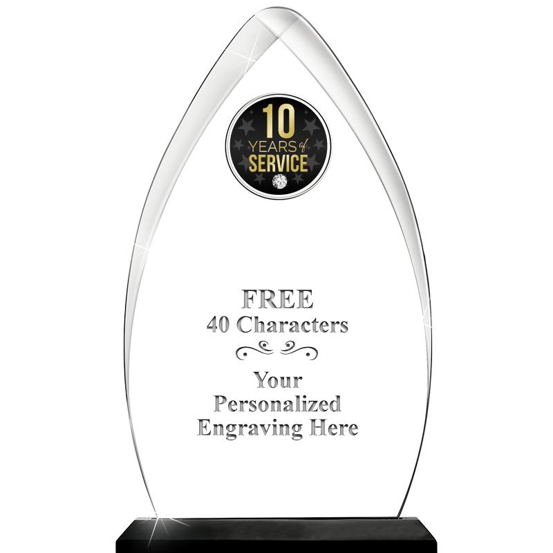 11.25"ARROWHEAD ACRYLIC W/INS