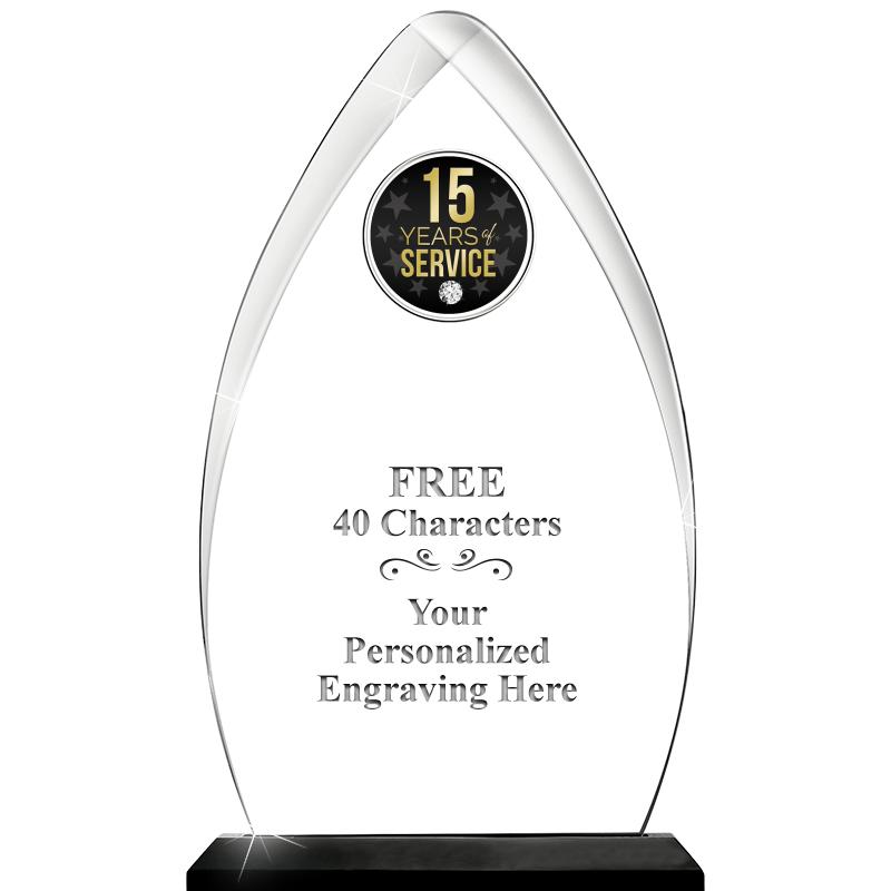 11.25"ARROWHEAD ACRYLIC W/INS