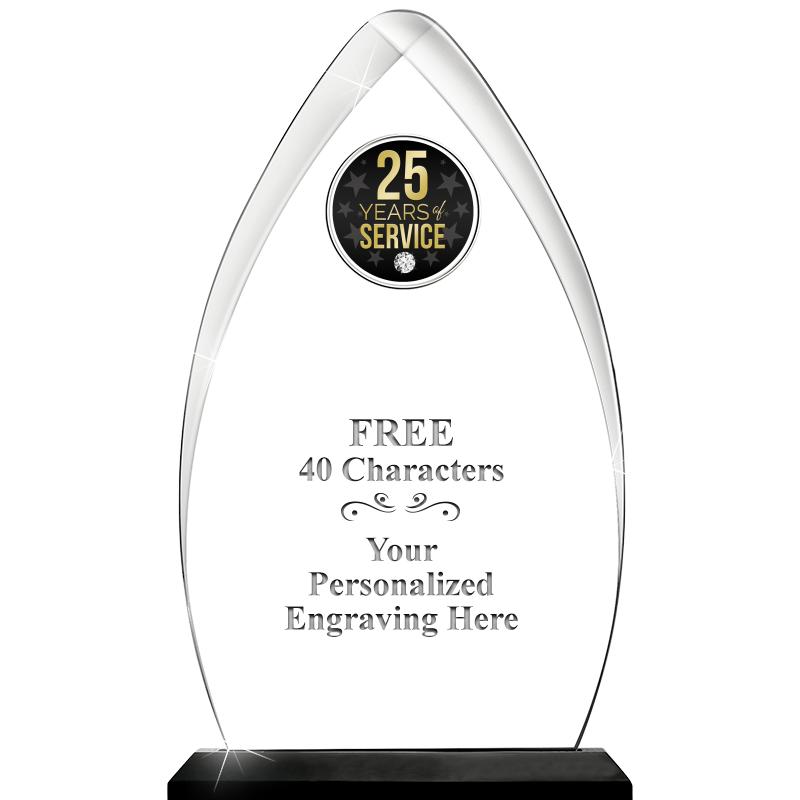 11.25"ARROWHEAD ACRYLIC W/INS