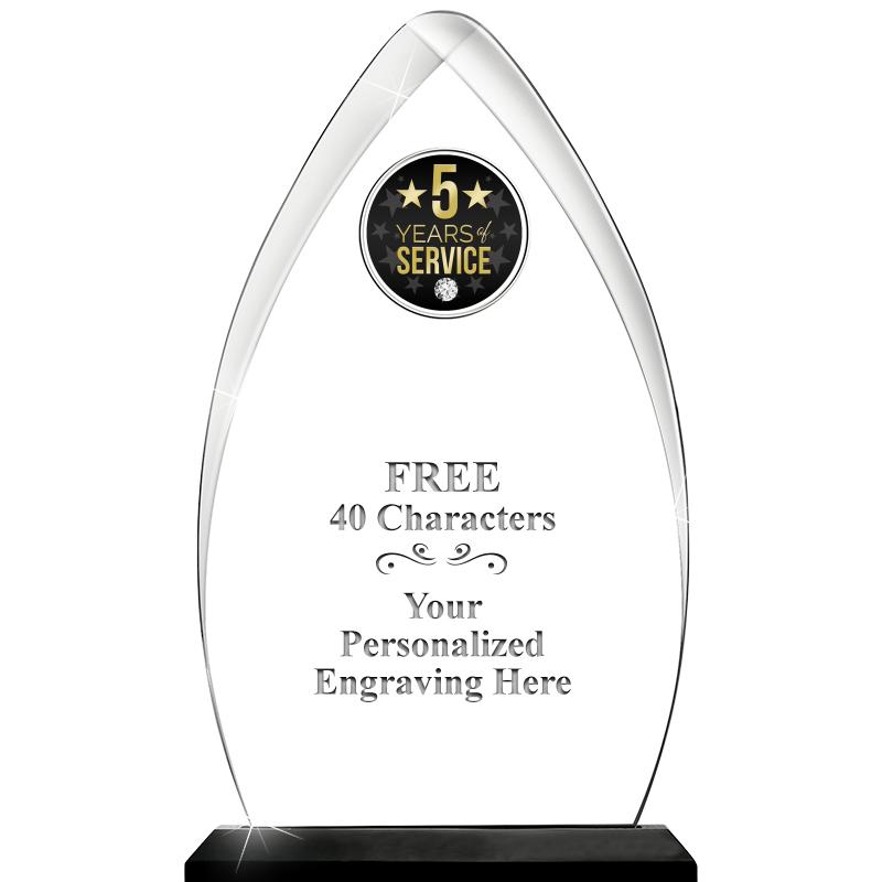 11.25"ARROWHEAD ACRYLIC W/INS