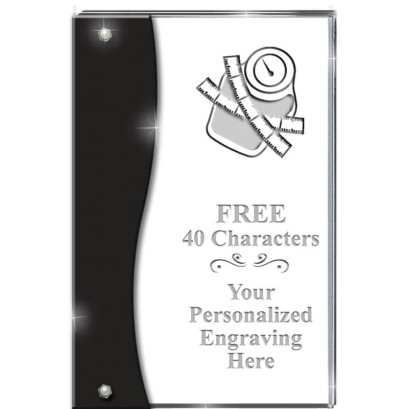 7.5" ONYX ACCENT WAVE ACRYLIC