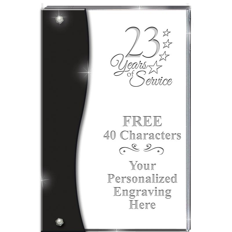 7.5" ONYX ACCENT WAVE ACRYLIC