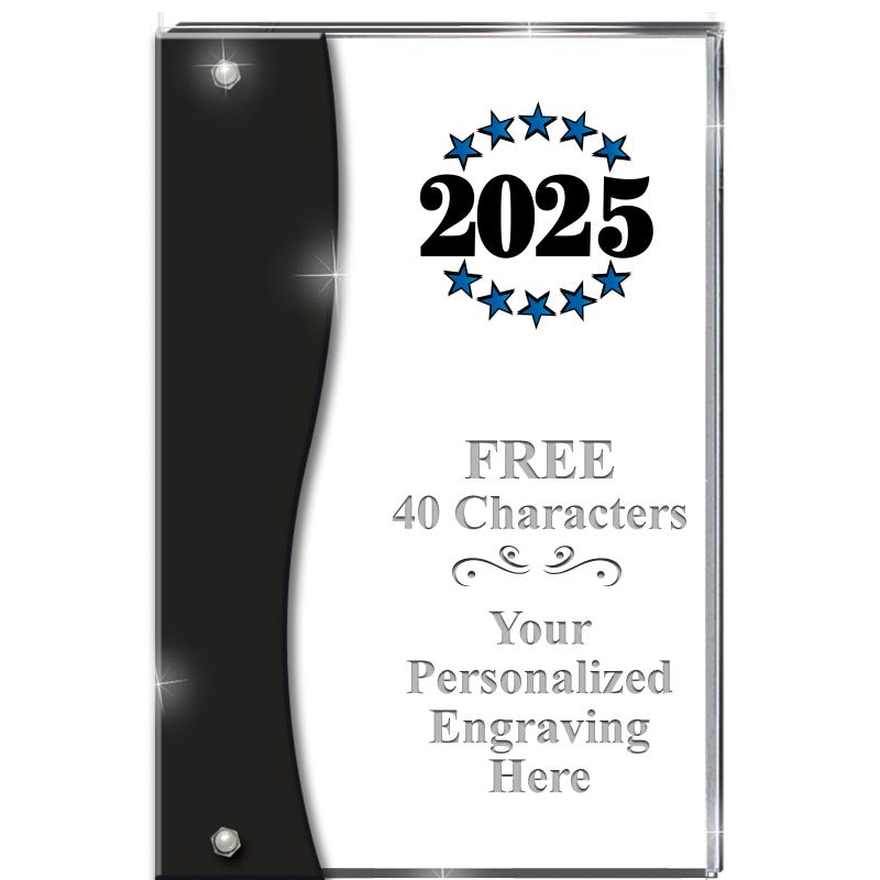 7.5" ONYX ACCENT WAVE ACRYLIC