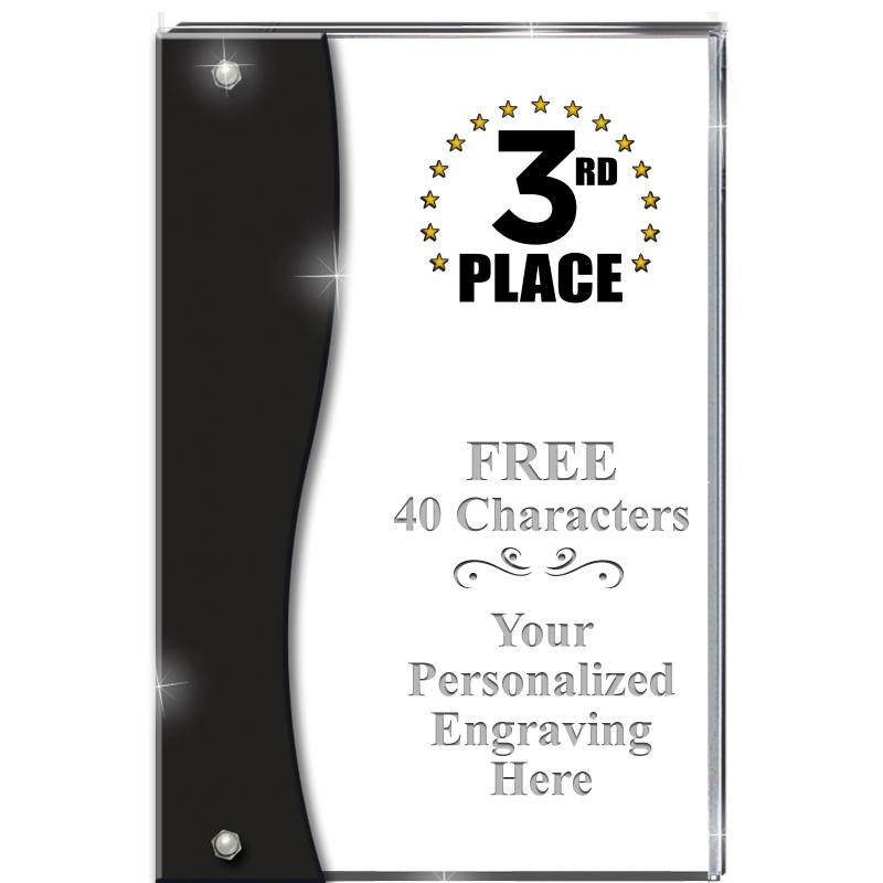 7.5" ONYX ACCENT WAVE ACRYLIC