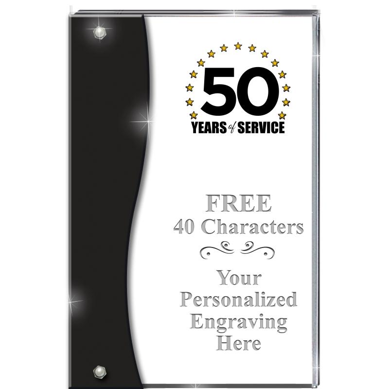 7.5" ONYX ACCENT WAVE ACRYLIC