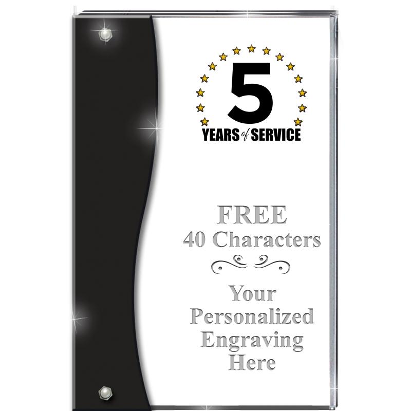 7.5" ONYX ACCENT WAVE ACRYLIC