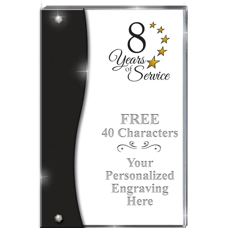 7.5" ONYX ACCENT WAVE ACRYLIC