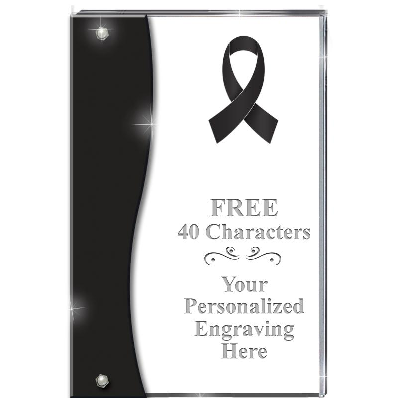 7.5" ONYX ACCENT WAVE ACRYLIC