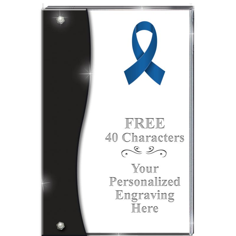 7.5" ONYX ACCENT WAVE ACRYLIC