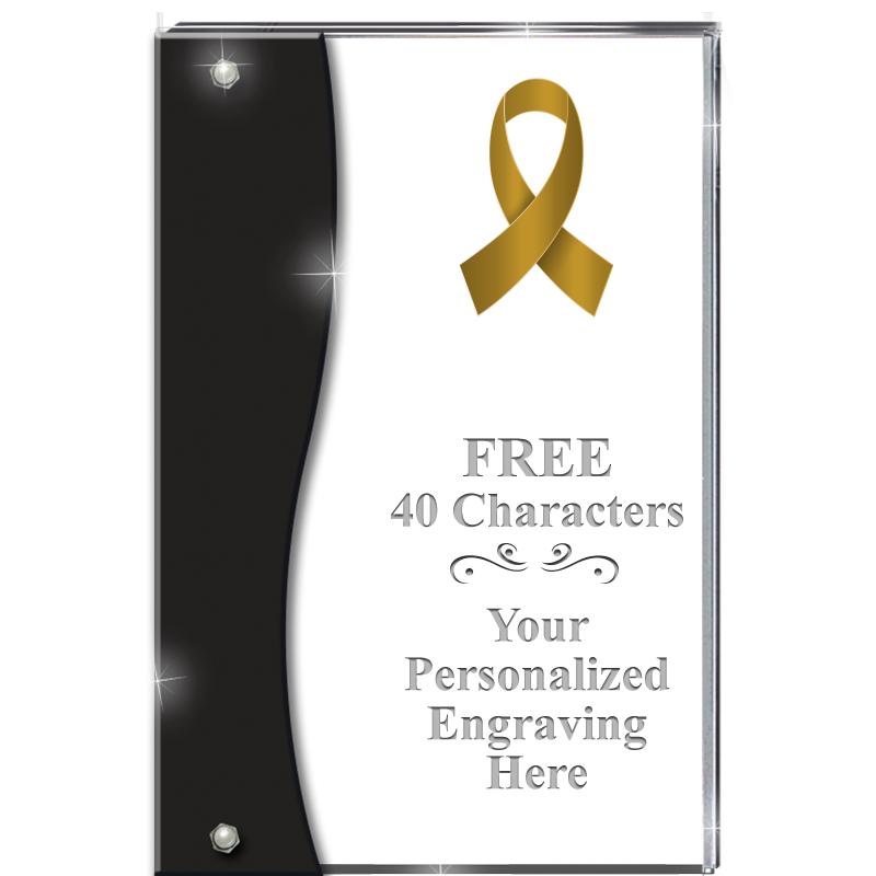 7.5" ONYX ACCENT WAVE ACRYLIC