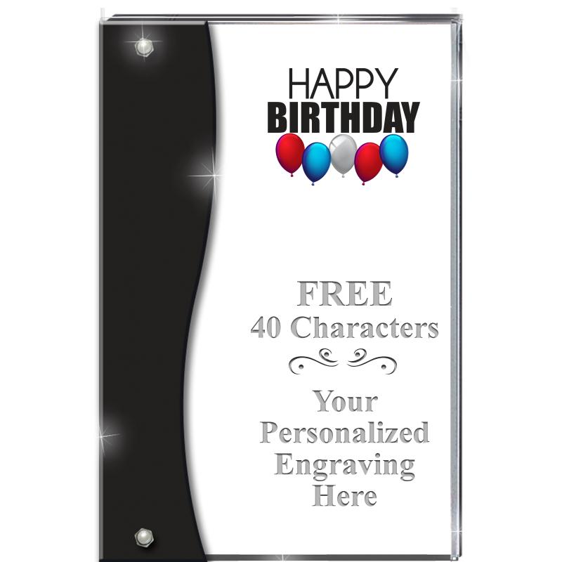 7.5" ONYX ACCENT WAVE ACRYLIC