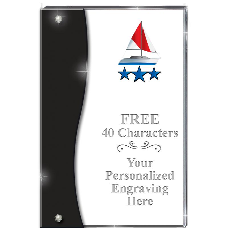 7.5" ONYX ACCENT WAVE ACRYLIC