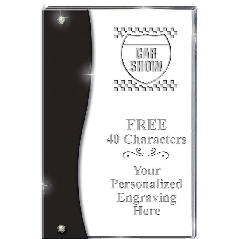 7.5" ONYX ACCENT WAVE ACRYLIC